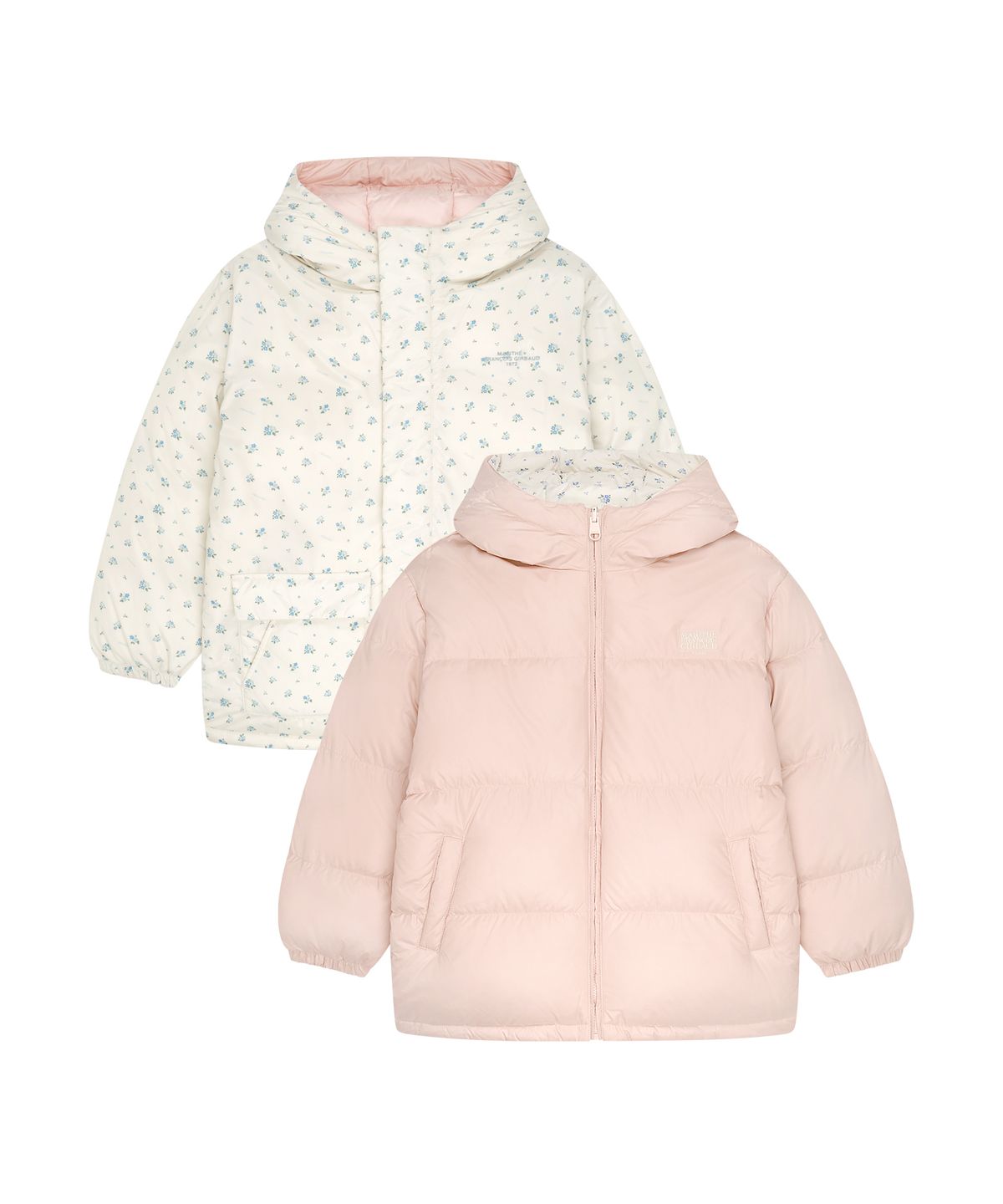 마리떼 키즈(MARITHÉ KIDS) KIDS REVERSIBLE SHORT DOWN JACKET pink