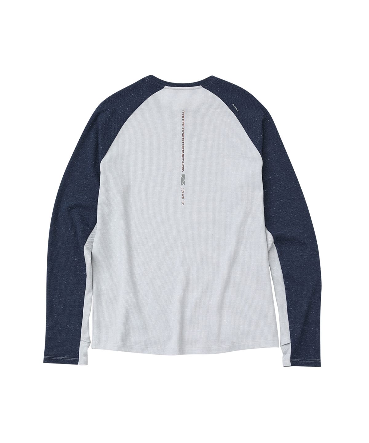 엠아이엠(MIM) TWO-TONE WAFFLE LONG SLEEVE_Grey