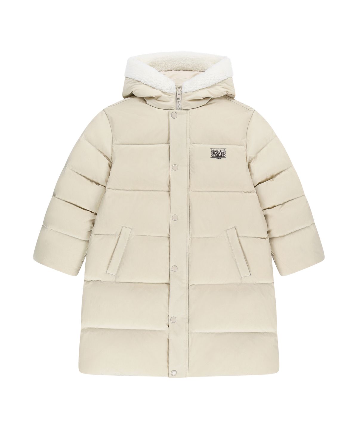 마리떼 키즈(MARITHÉ KIDS) KIDS HOODED LONG DOWN JACKET light beige