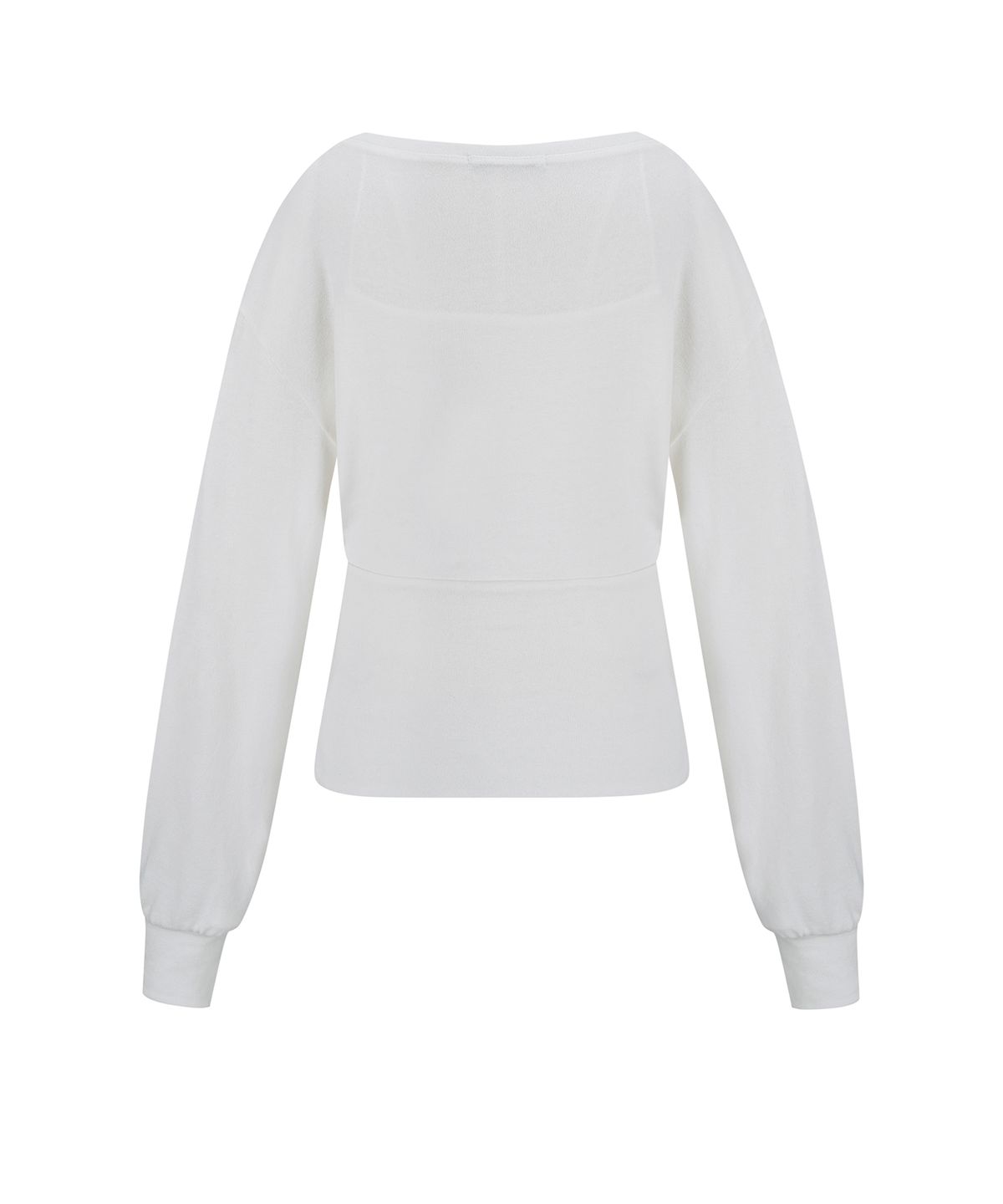 일리오(ILLIO) Ivory Shaped layered V-neck knit
