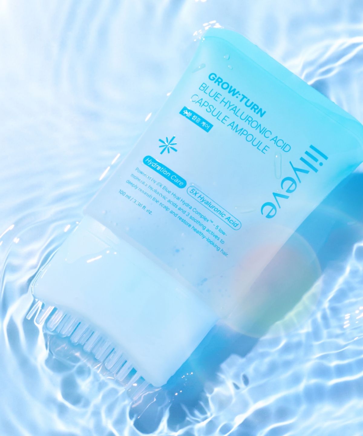 릴리이브(LILYEVE) 그로우턴 블루 히알루론산 캡슐 브러쉬 앰플 100ml 1개