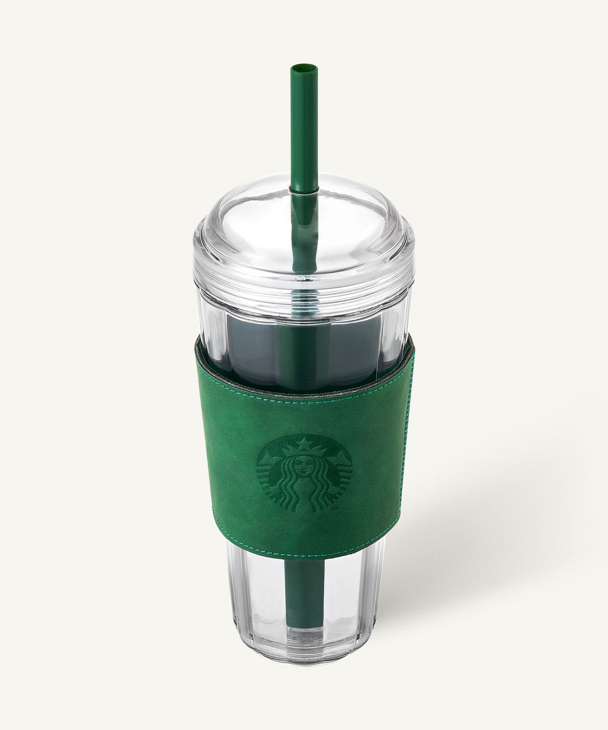 스타벅스(STARBUCKS) 그린 슬리브 리프 투 커피 콜드컵 710ml +텀블러음료쿠폰(카톡발송)