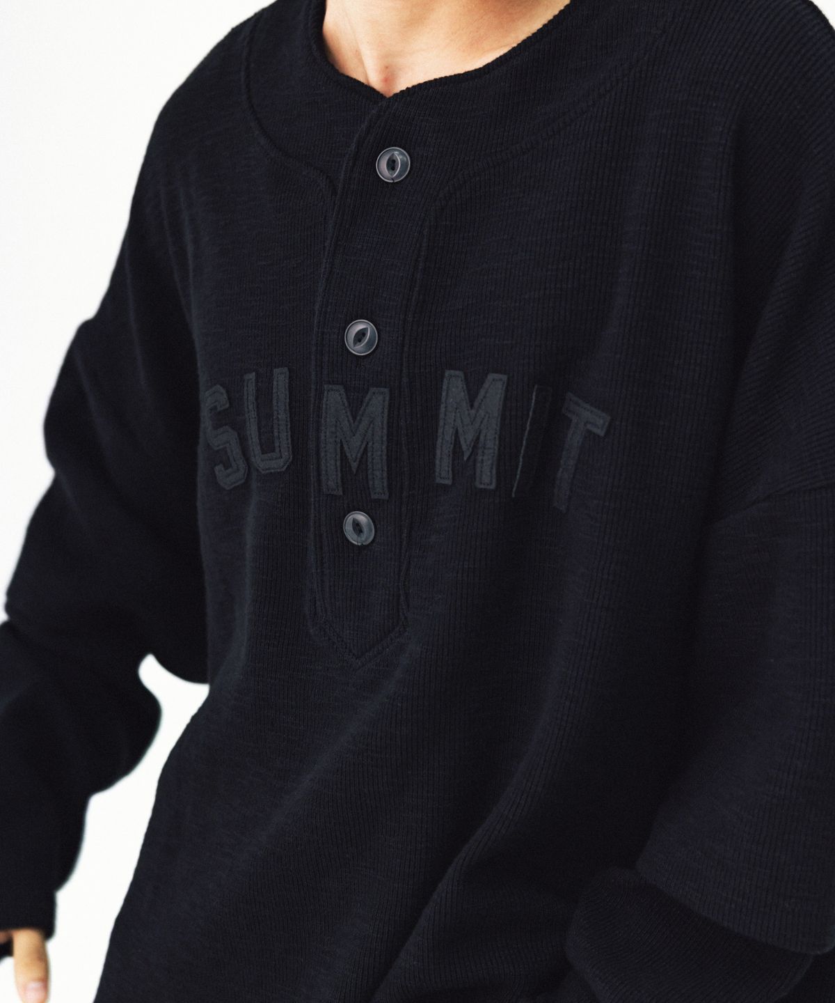앵글런(ANGLAN) SUMMIT Baseball Pullover - Black