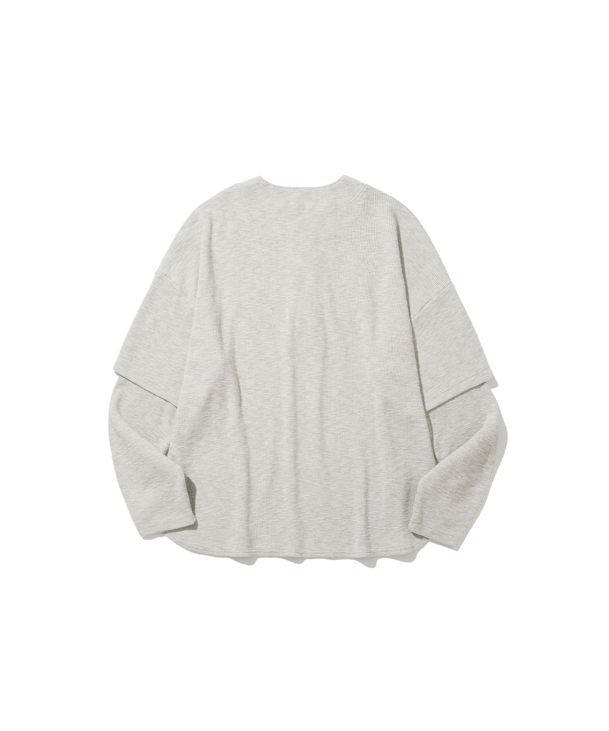 앵글런(ANGLAN) SUMMIT Baseball Pullover - Oatmeal