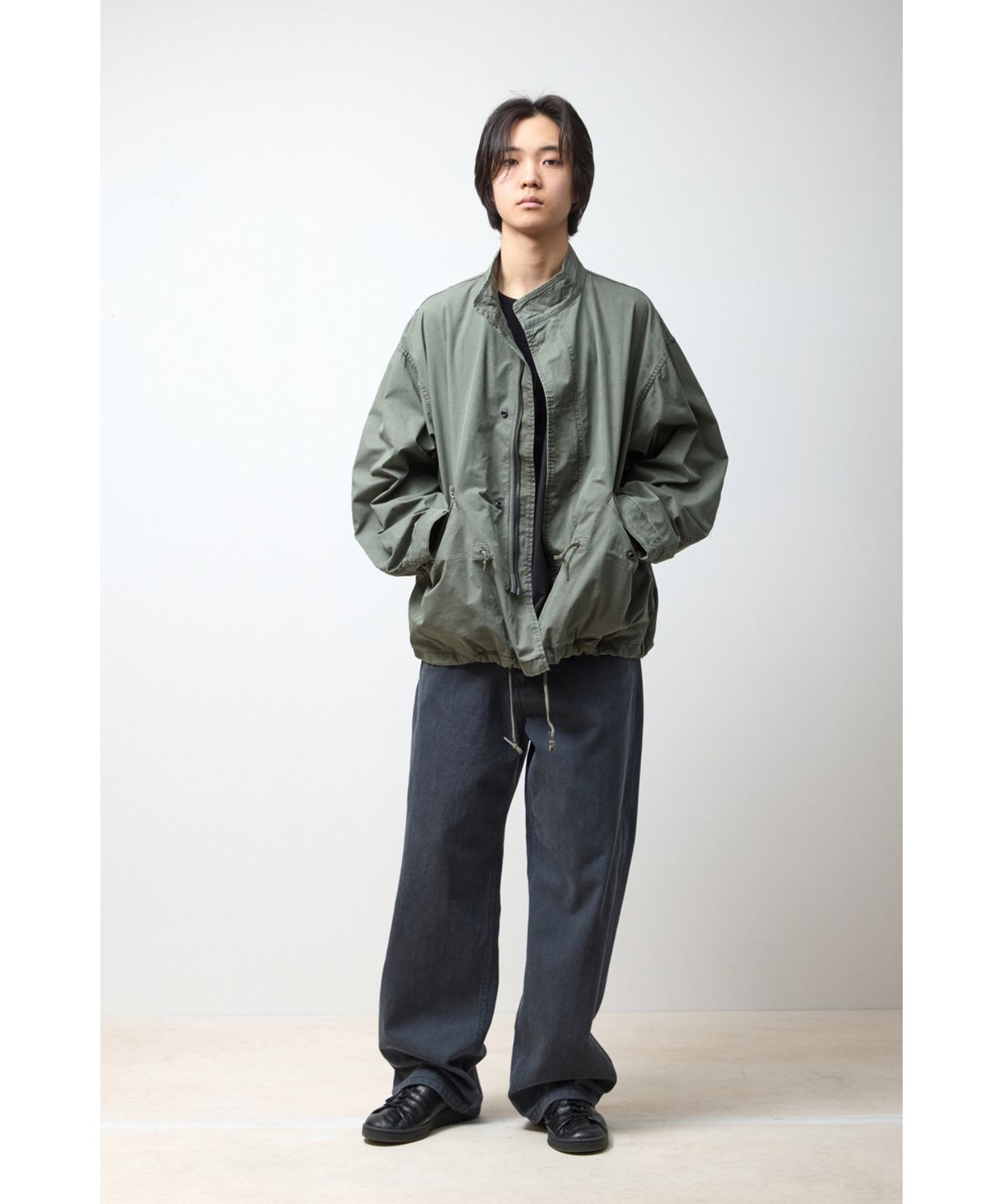 해칭룸(HATCHINGROOM) Short Mods Parka Khaki