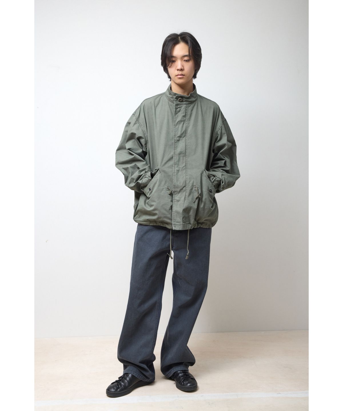 해칭룸(HATCHINGROOM) Short Mods Parka Khaki