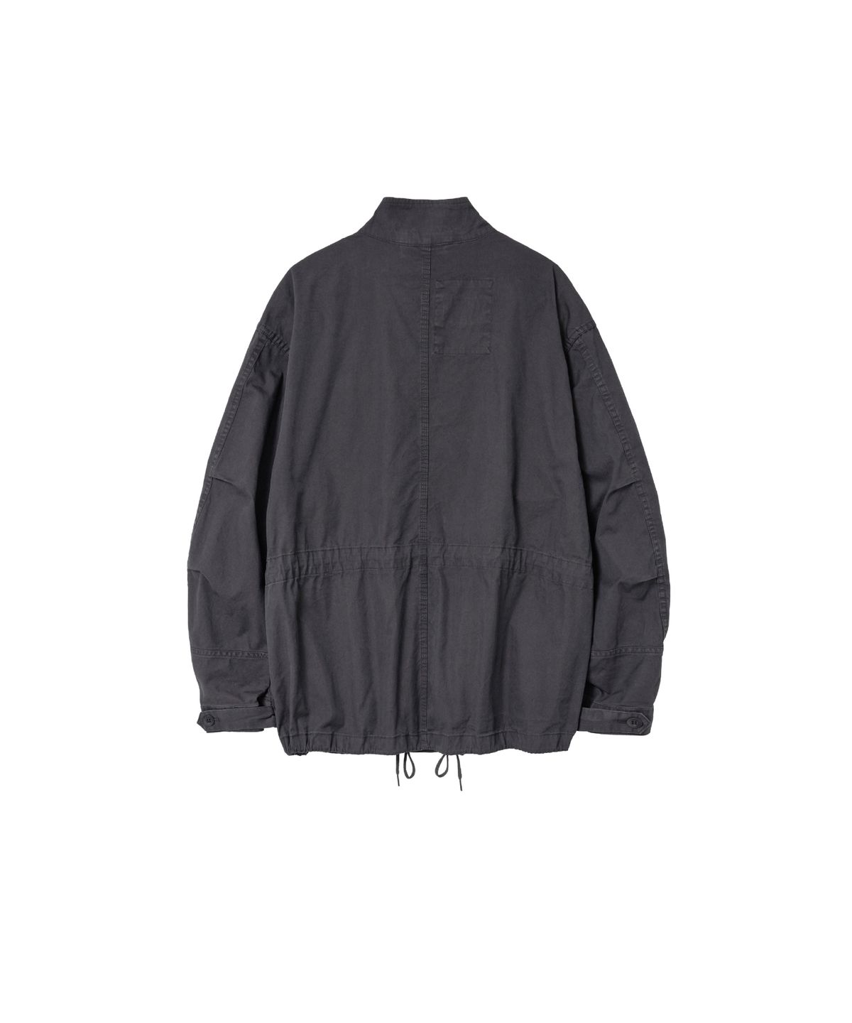 해칭룸(HATCHINGROOM) Short Mods Parka Purple Black