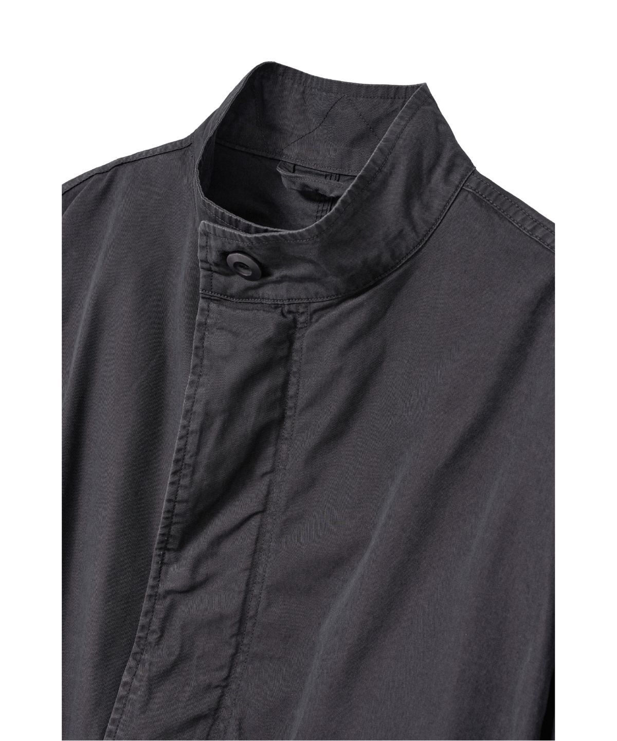 해칭룸(HATCHINGROOM) Short Mods Parka Purple Black