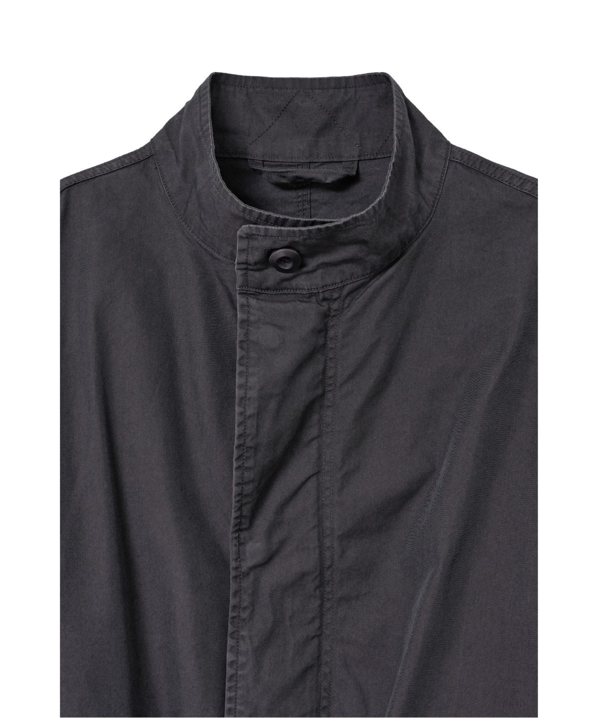 해칭룸(HATCHINGROOM) Short Mods Parka Purple Black