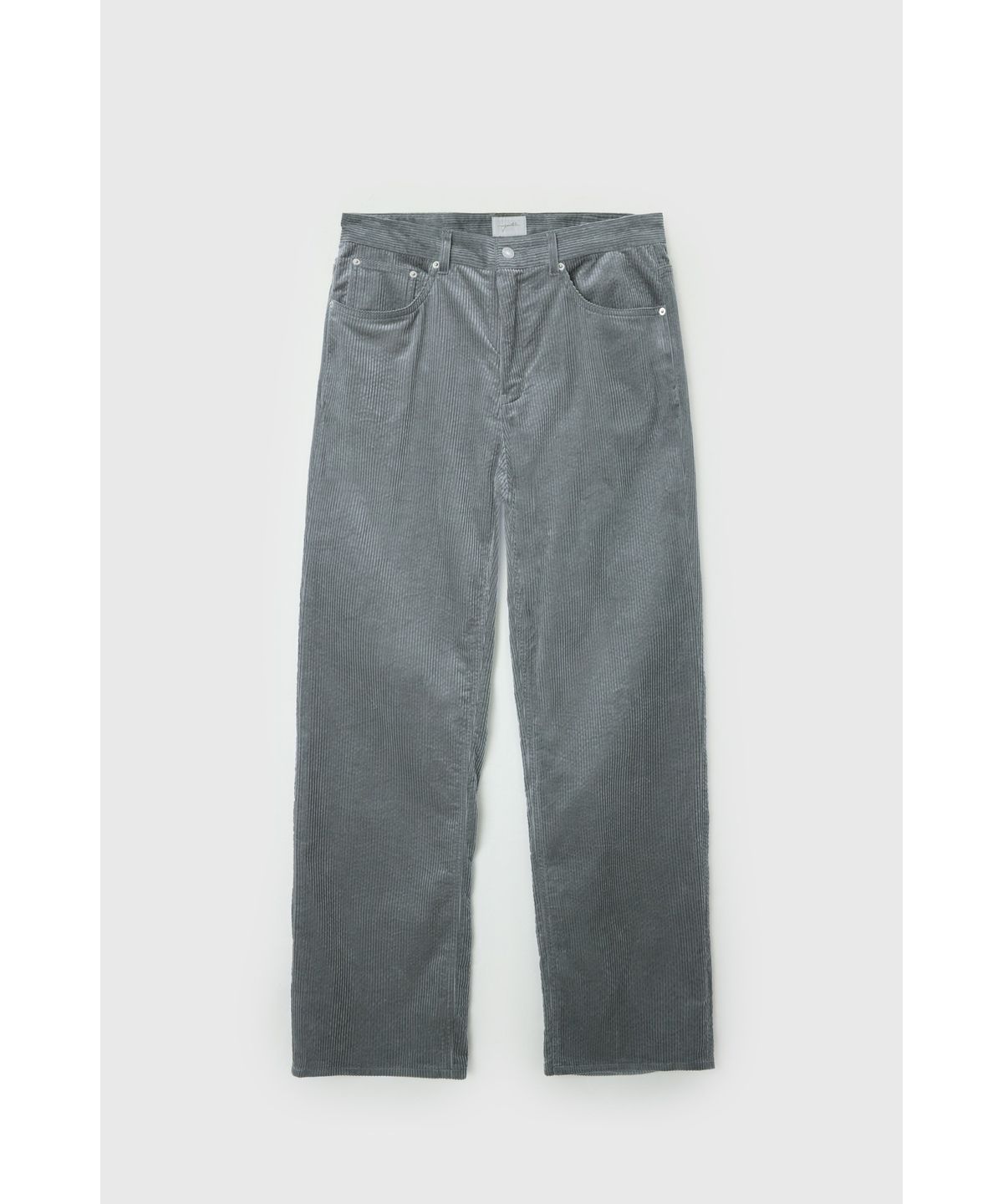 유스(YOUTH) Corduroy 5P Straight Pants - Light Grey