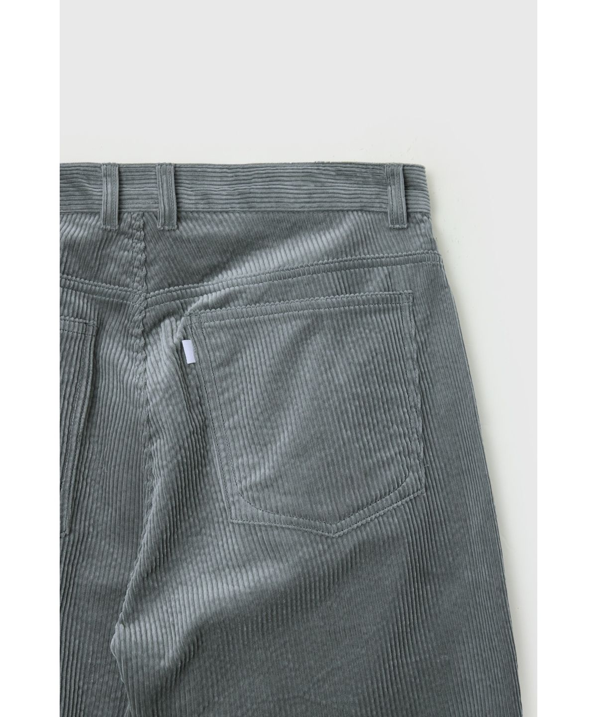 유스(YOUTH) Corduroy 5P Straight Pants - Light Grey