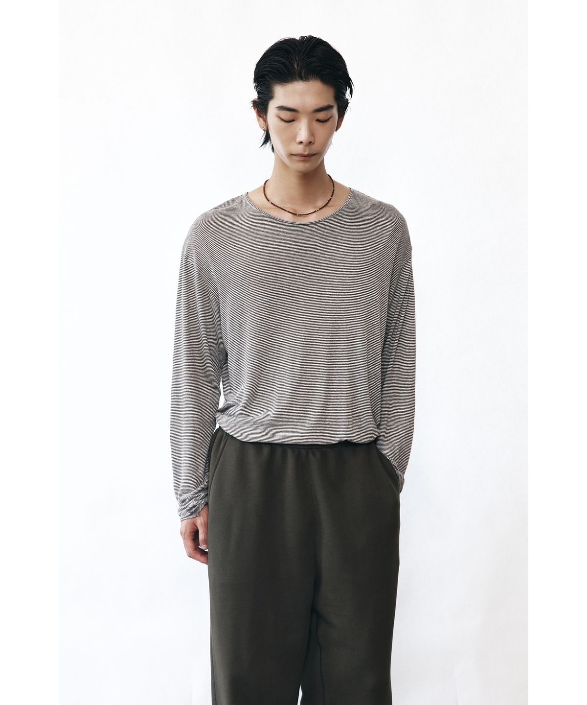 유스(YOUTH) Tapered Sweat Pants - Khaki