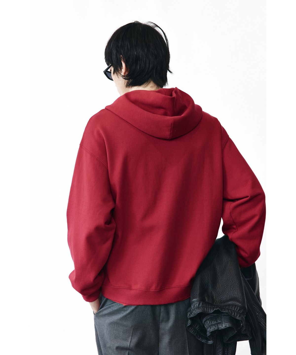 유스(YOUTH) Washed Hooded Zip-up - Red