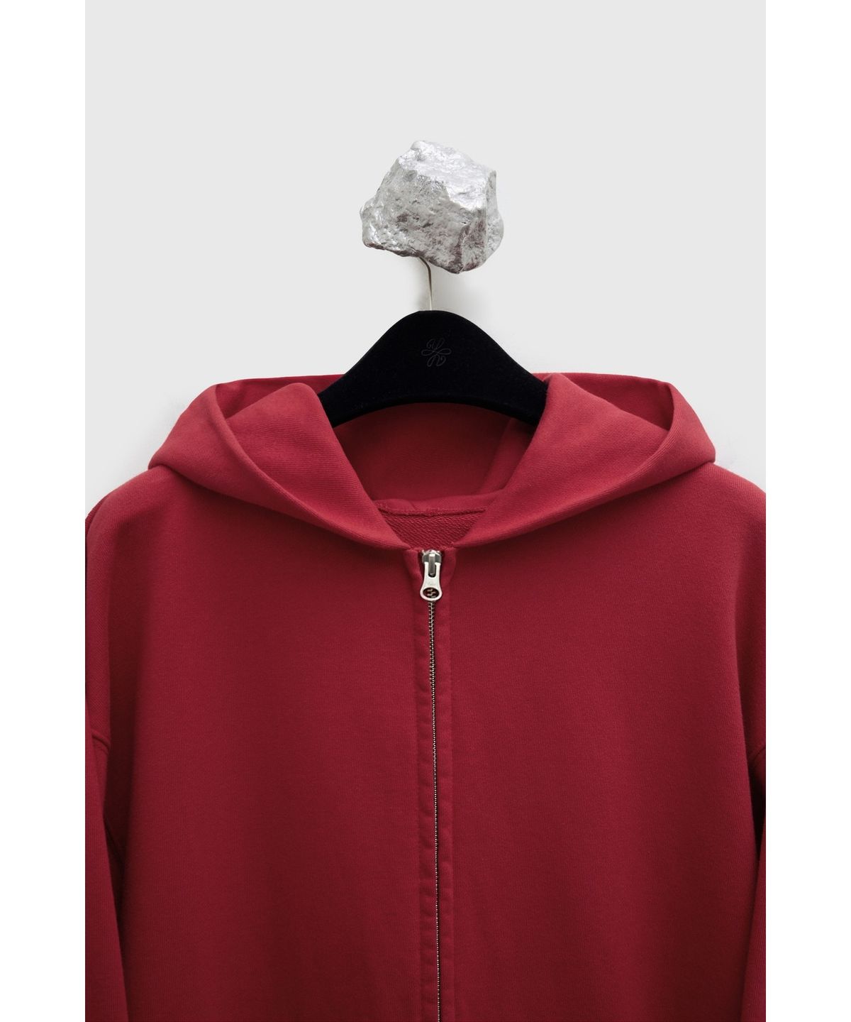 유스(YOUTH) Washed Hooded Zip-up - Red