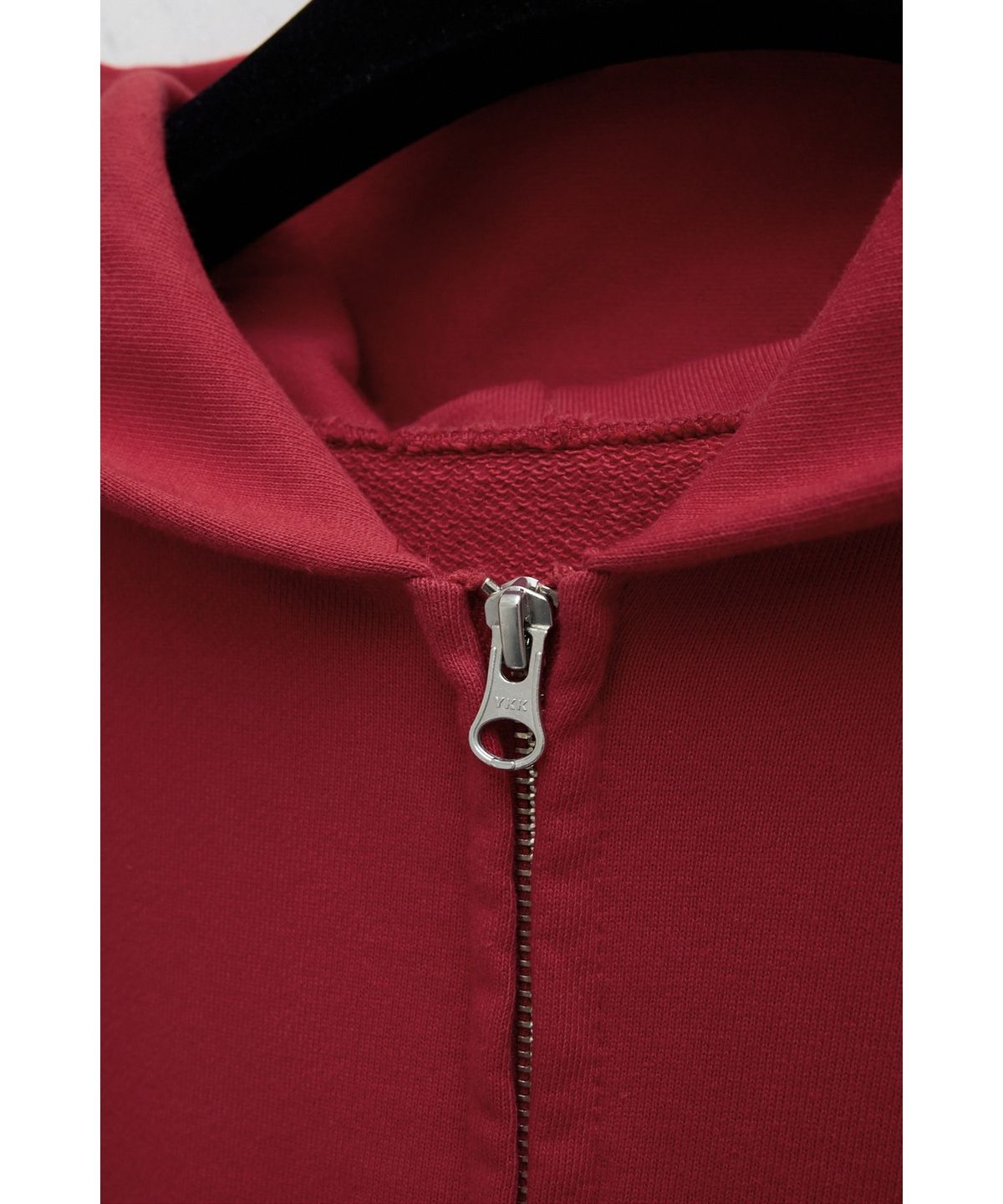 유스(YOUTH) Washed Hooded Zip-up - Red
