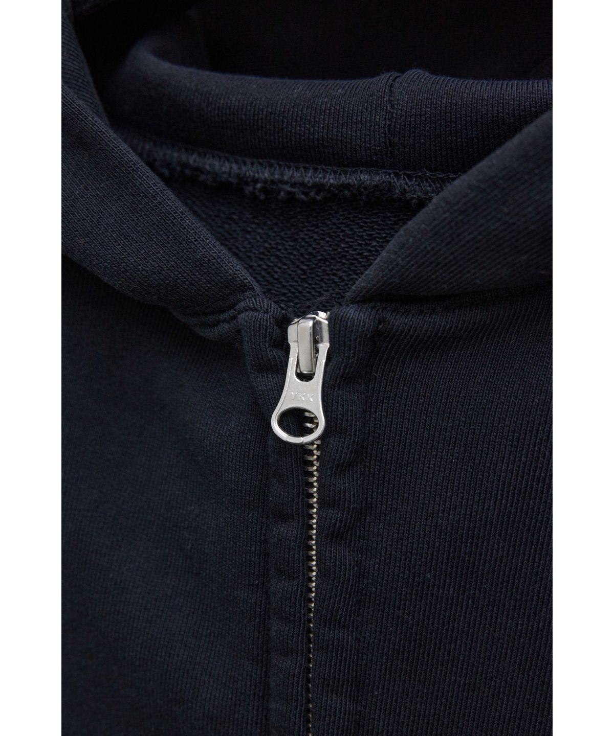유스(YOUTH) Washed Hooded Zip-up - Black