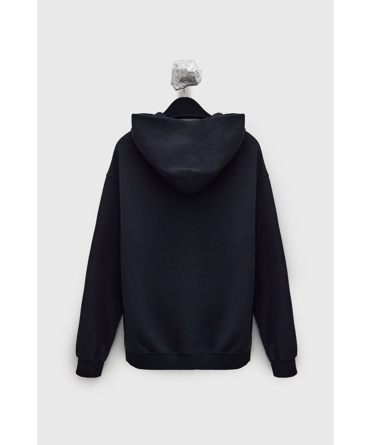 유스(YOUTH) Washed Hooded Zip-up - Black