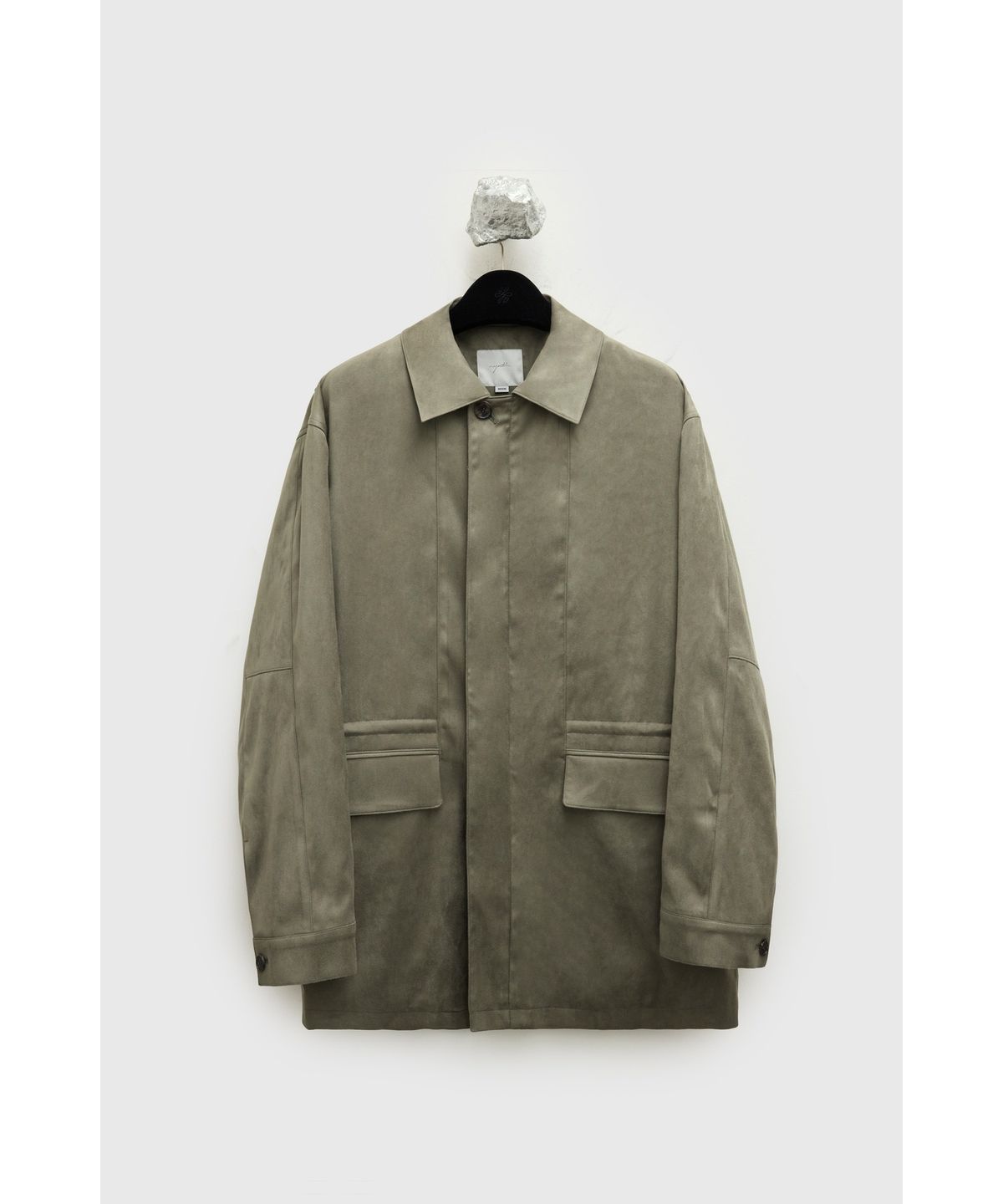 유스(YOUTH) Faux Suede Jacket - Moss