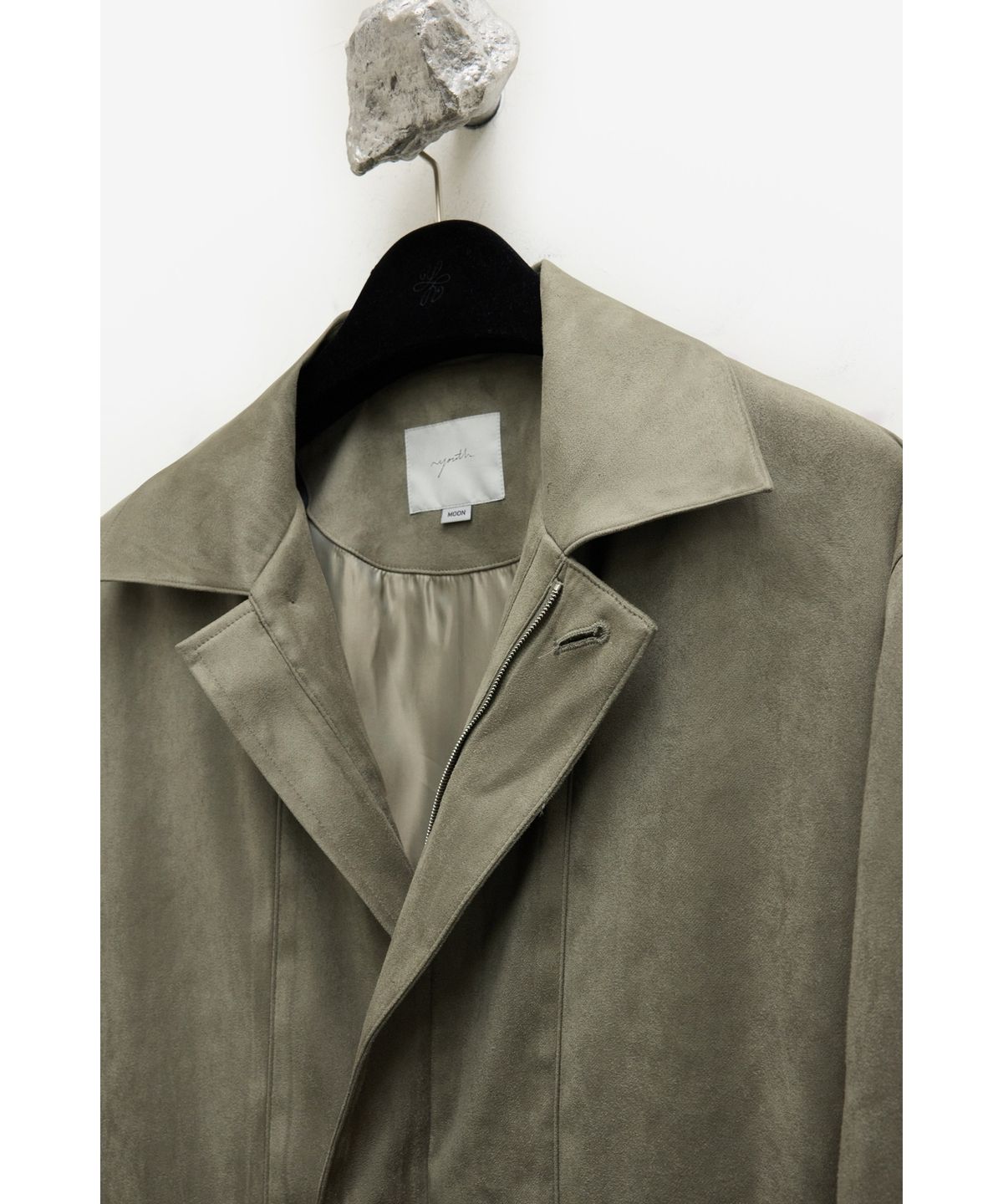 유스(YOUTH) Faux Suede Jacket - Moss