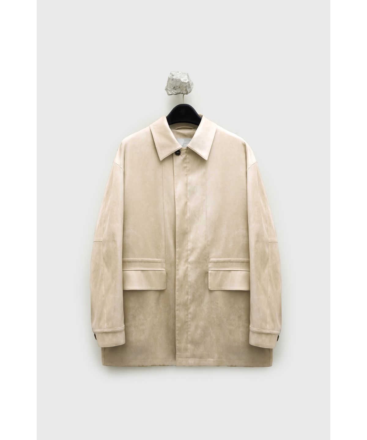 유스(YOUTH) Faux Suede Jacket - Begie