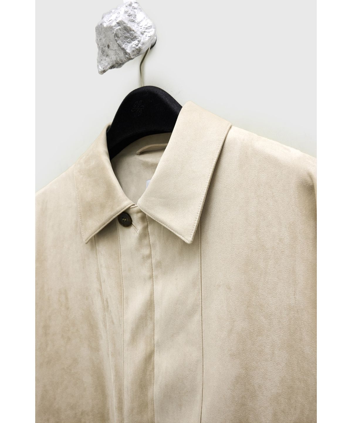 유스(YOUTH) Faux Suede Jacket - Begie