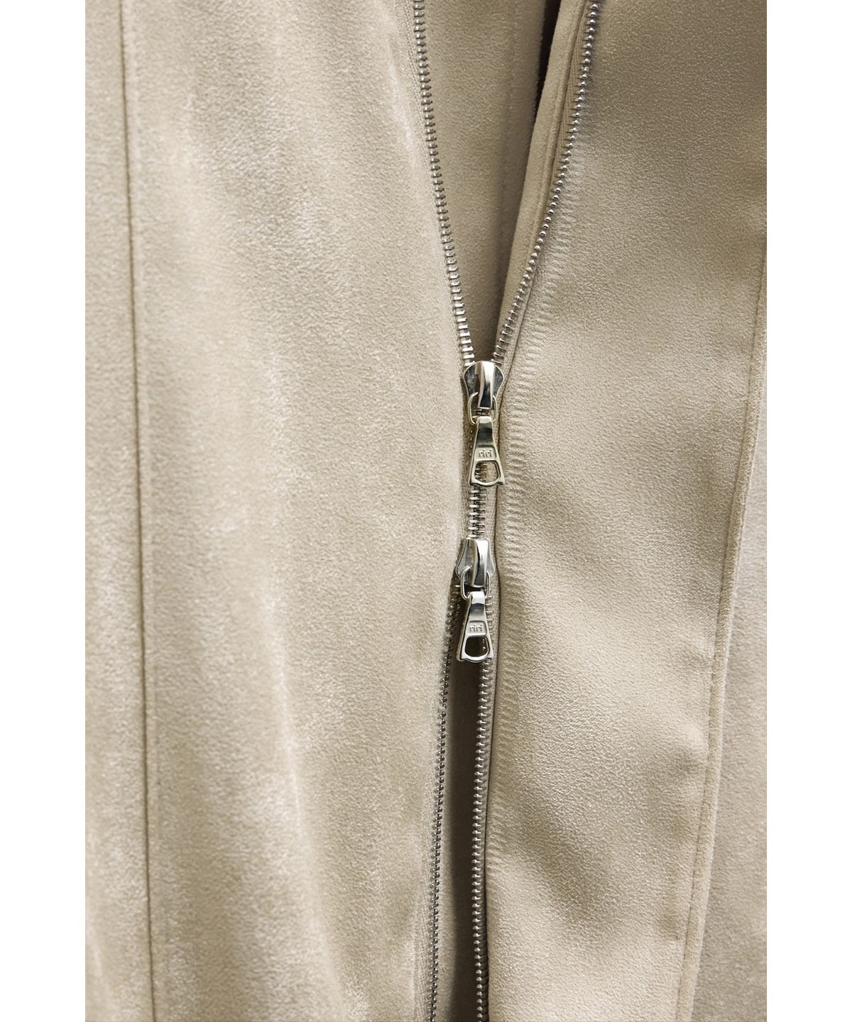 유스(YOUTH) Faux Suede Jacket - Begie