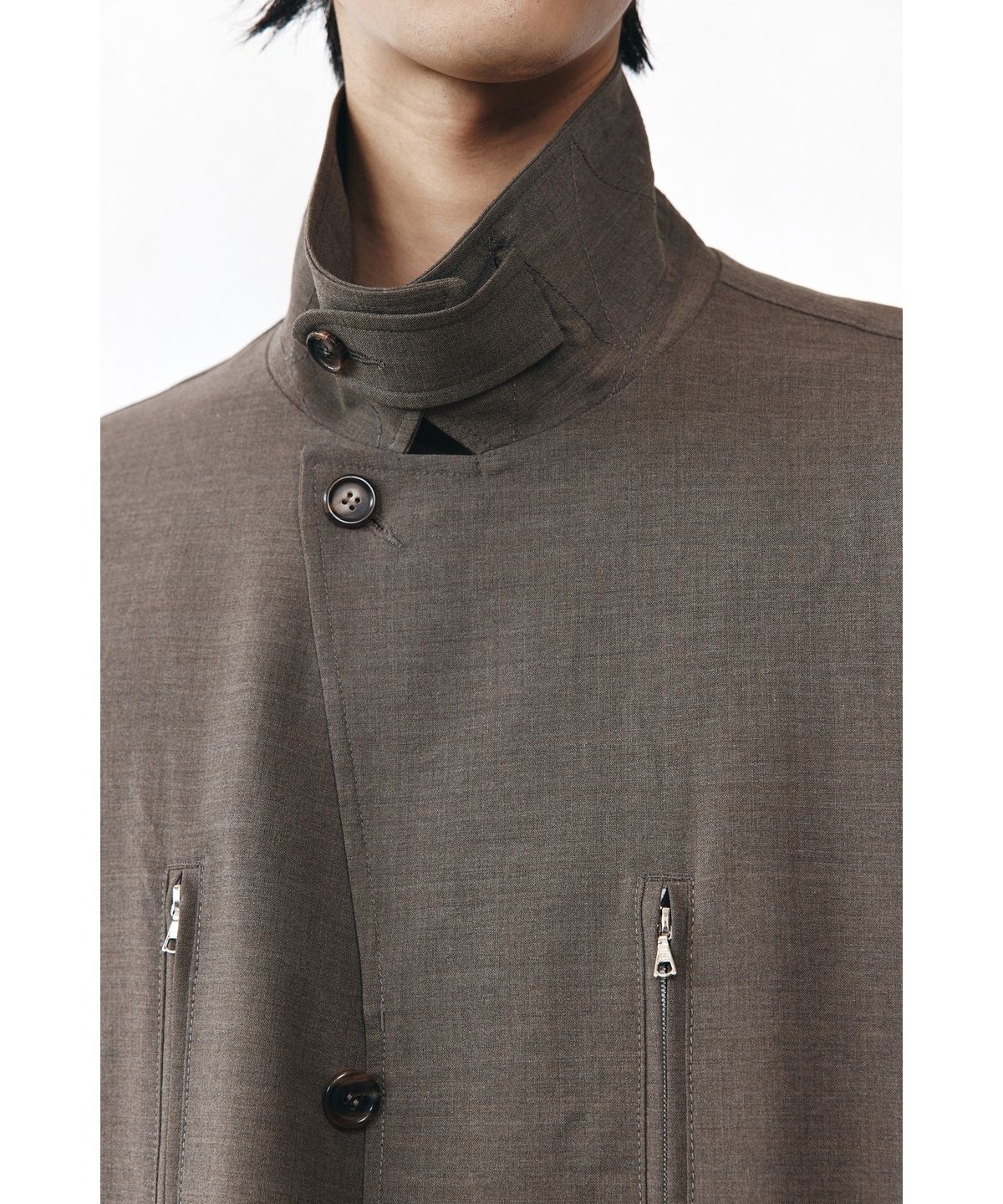 유스(YOUTH) Fine Wool F-2 Jacket - Brown