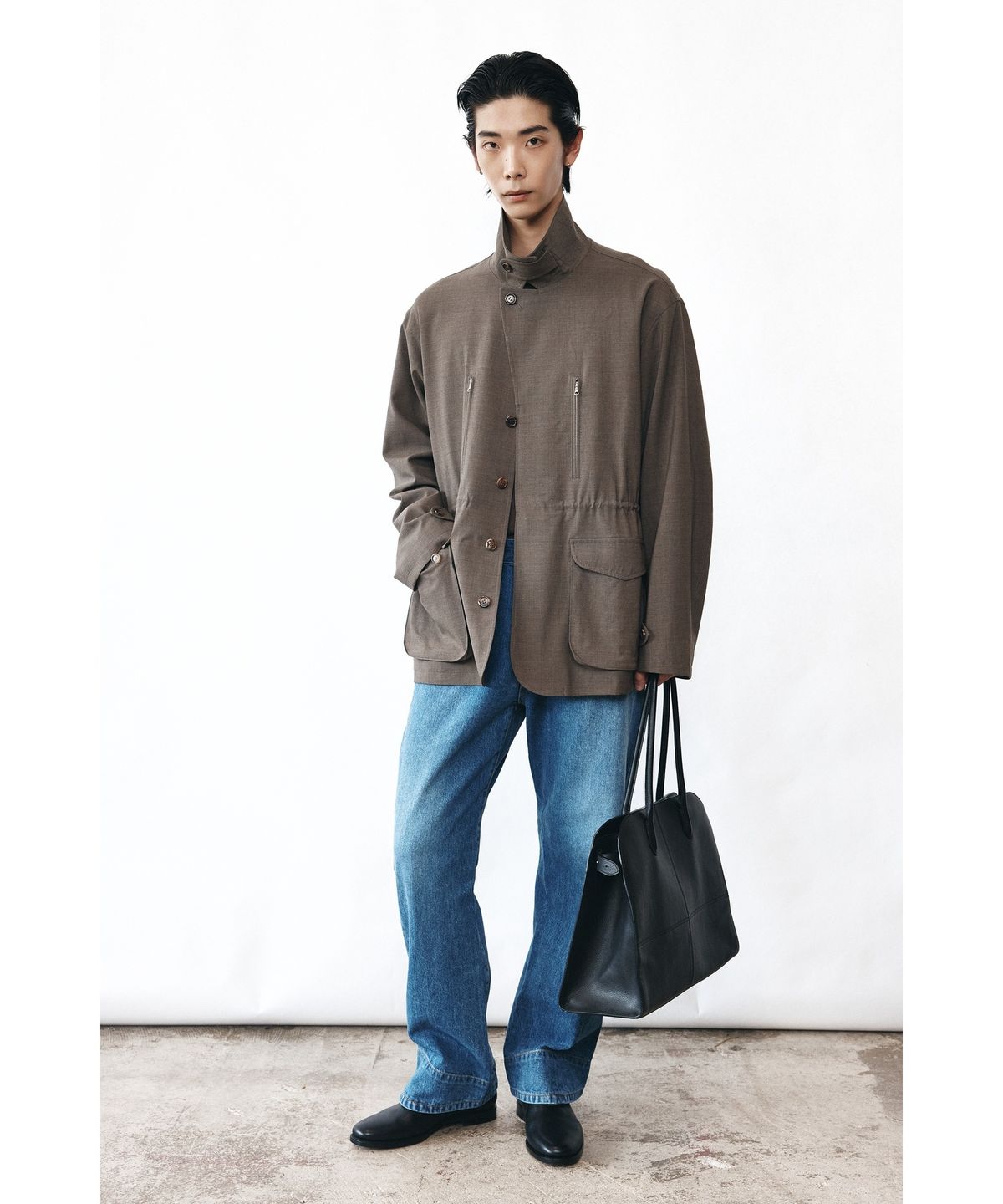 유스(YOUTH) Fine Wool F-2 Jacket - Brown