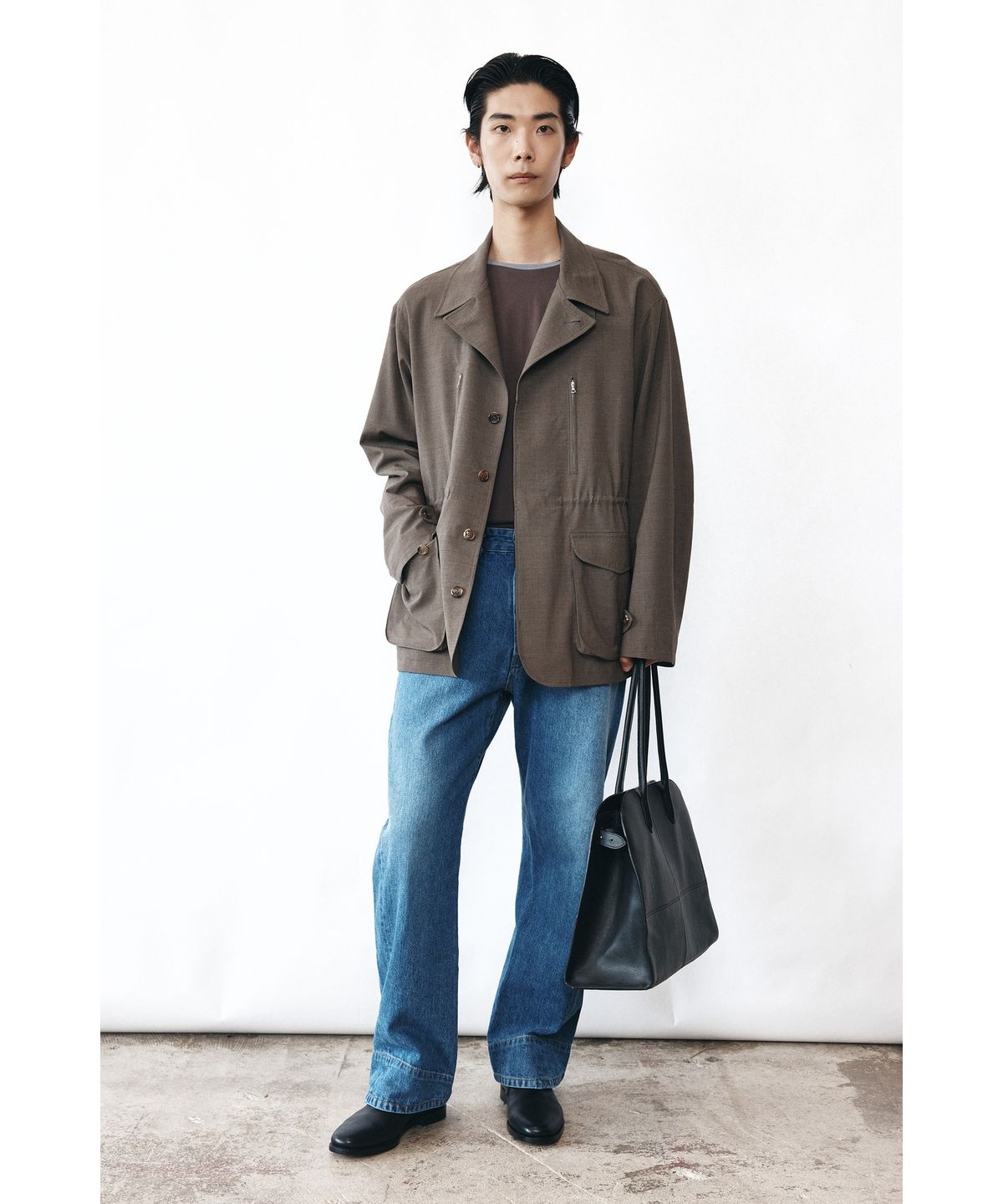 유스(YOUTH) Fine Wool F-2 Jacket - Brown