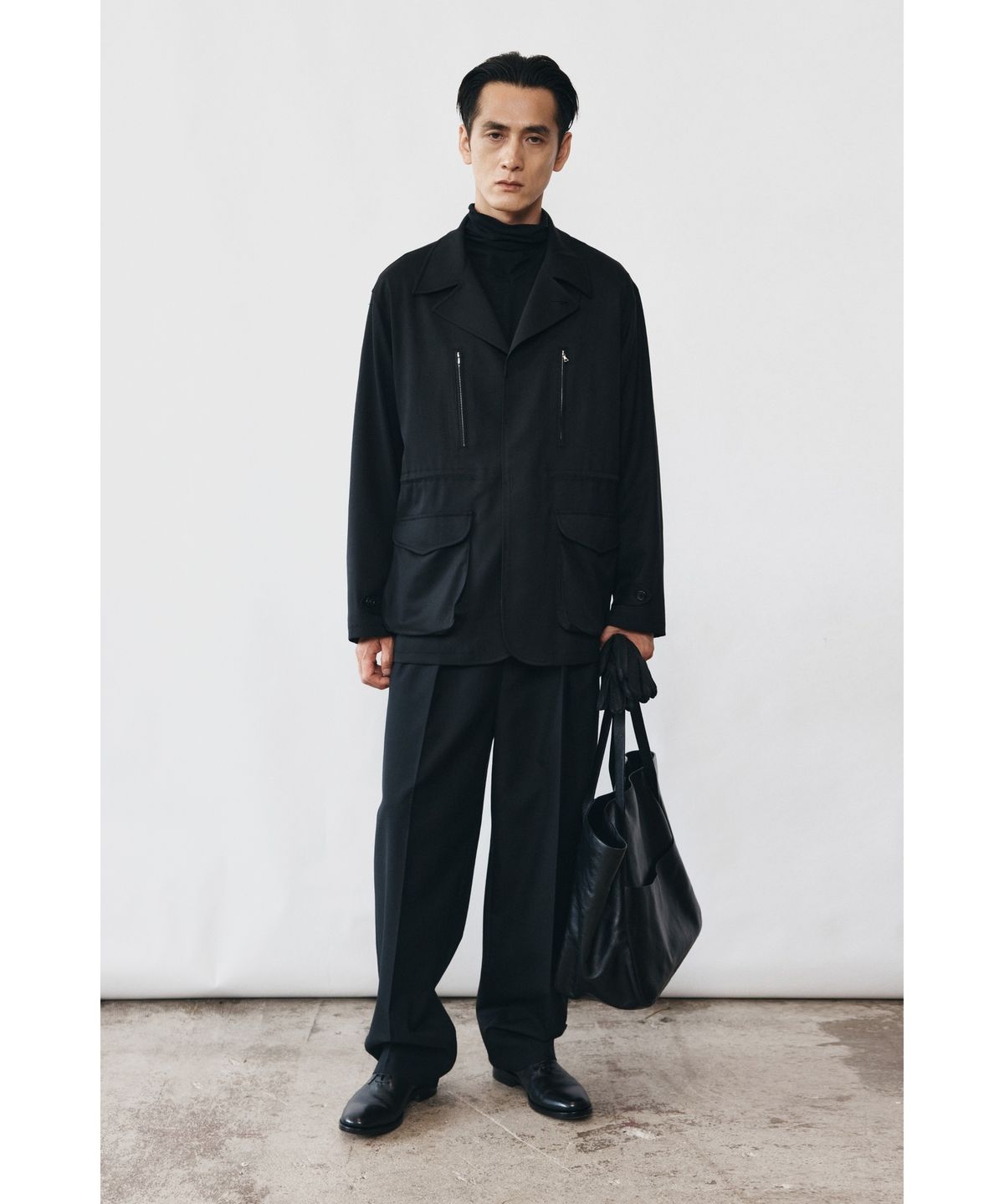 유스(YOUTH) Fine Wool F-2 Jacket - Black