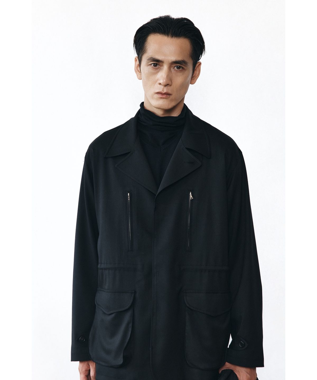 유스(YOUTH) Fine Wool F-2 Jacket - Black