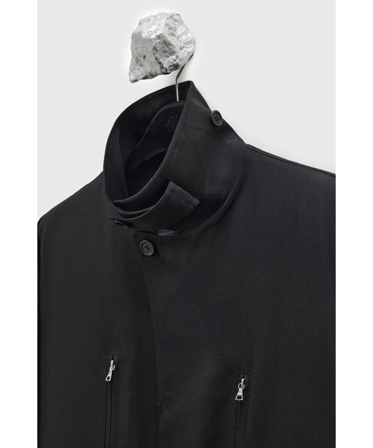 유스(YOUTH) Fine Wool F-2 Jacket - Black