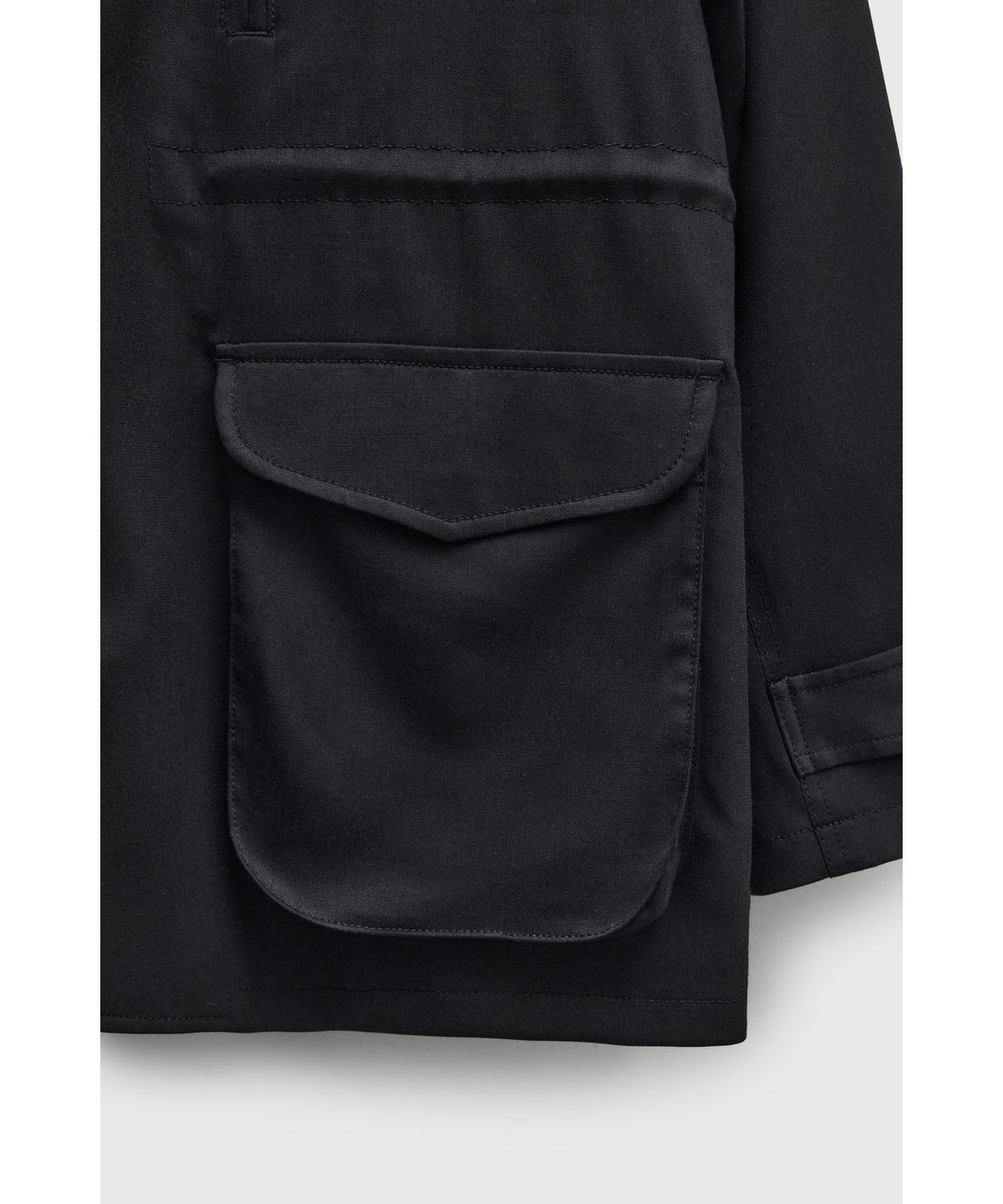 유스(YOUTH) Fine Wool F-2 Jacket - Black