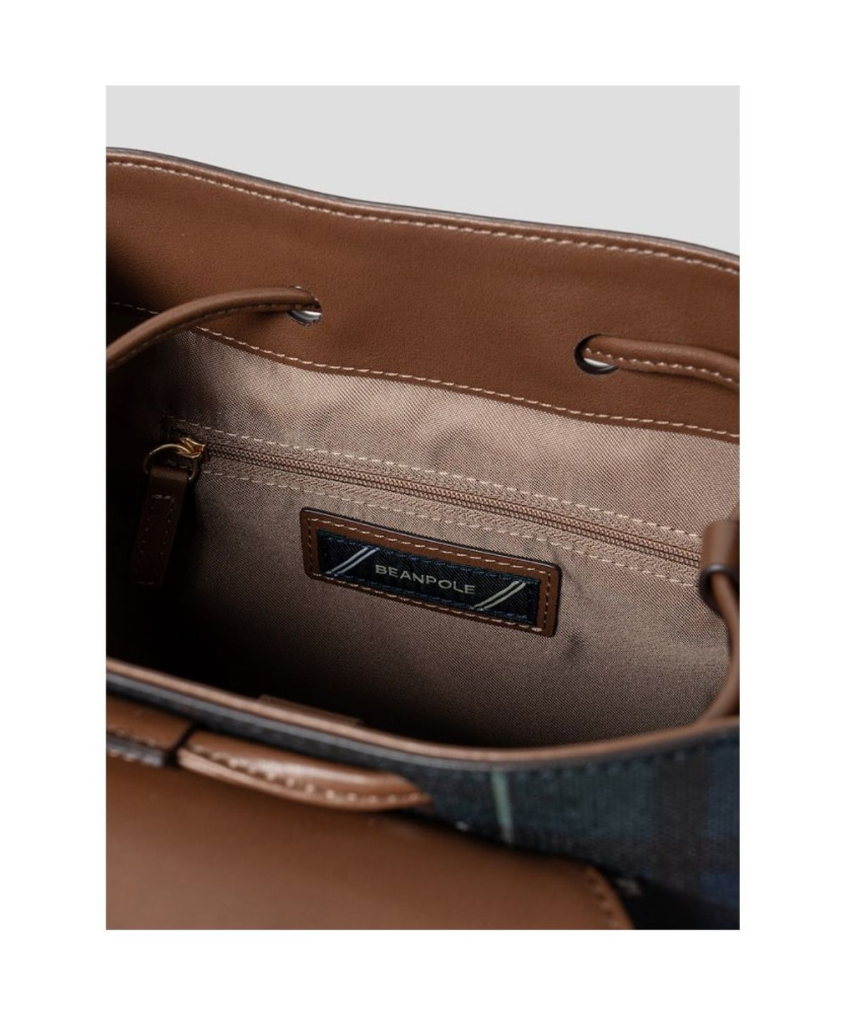 빈폴 액세서리(BEANPOLE ACCESSORY) 헤릿체크 백팩  그린