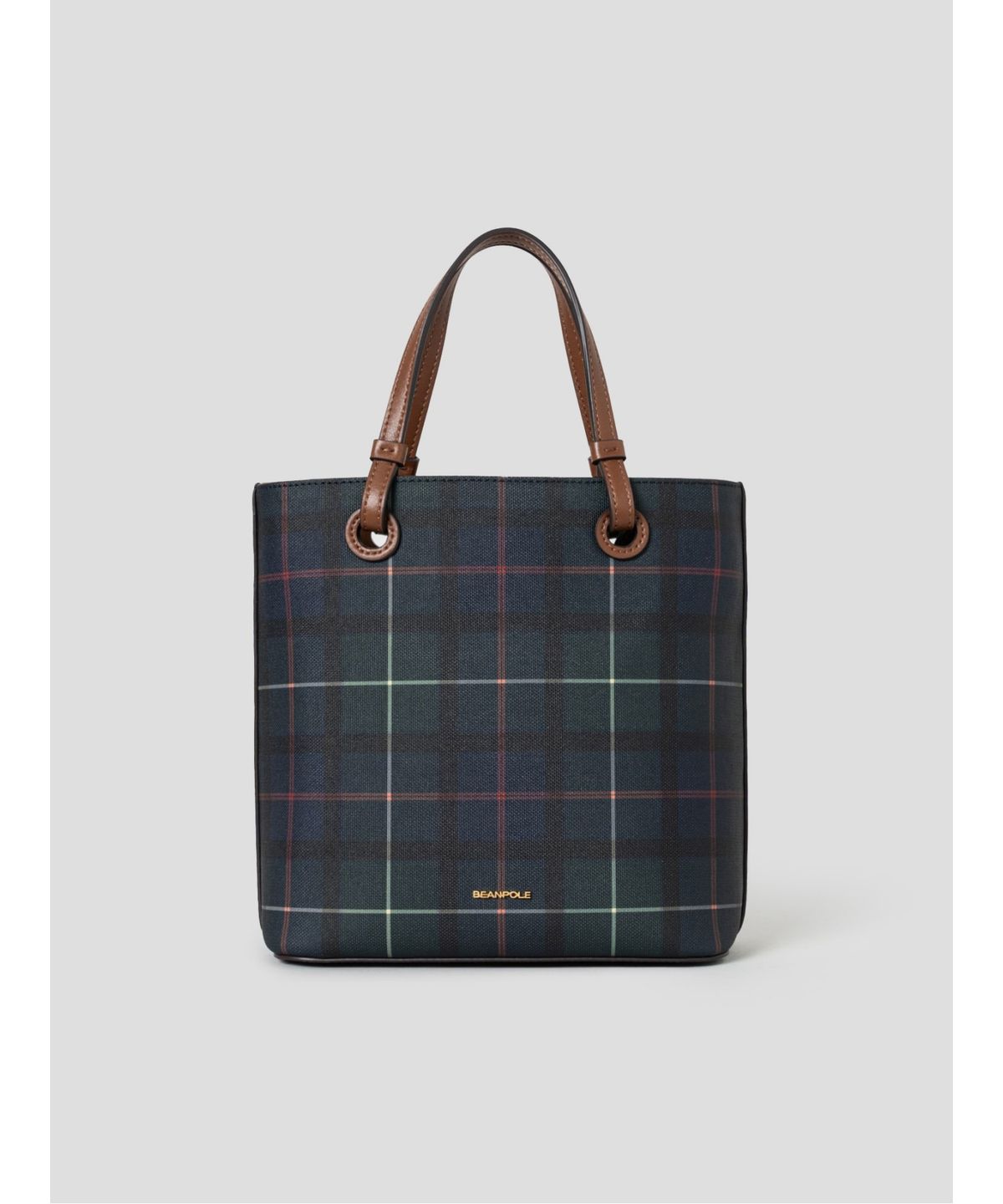 빈폴 액세서리(BEANPOLE ACCESSORY) 헤릿체크 토트백 - 그린