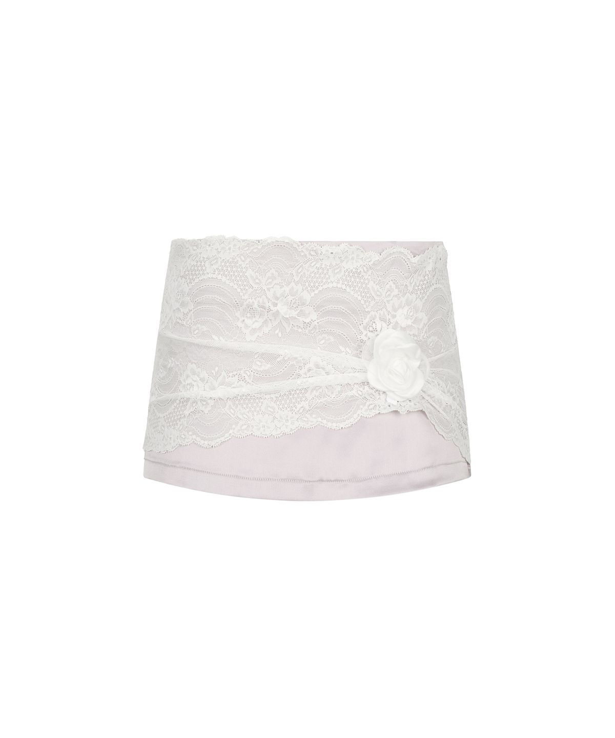 일리오(ILLIO) Beige Lace mini skirt