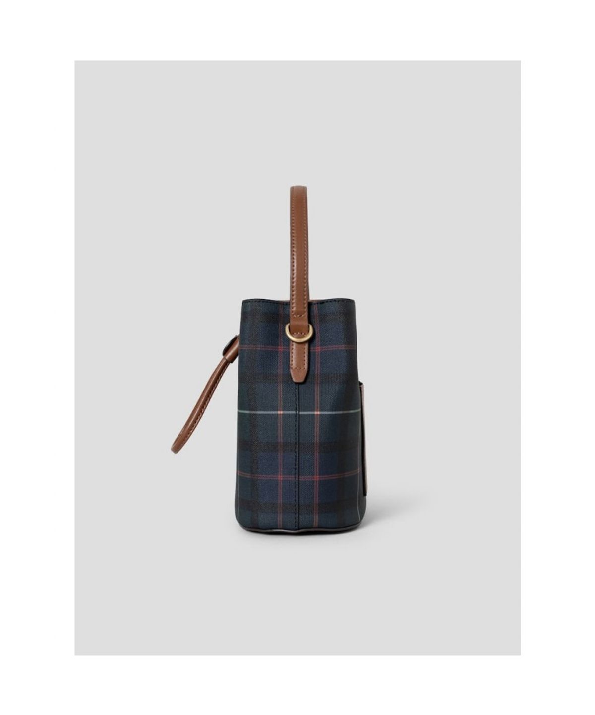 빈폴 액세서리(BEANPOLE ACCESSORY) 헤릿체크 버킷백  그린