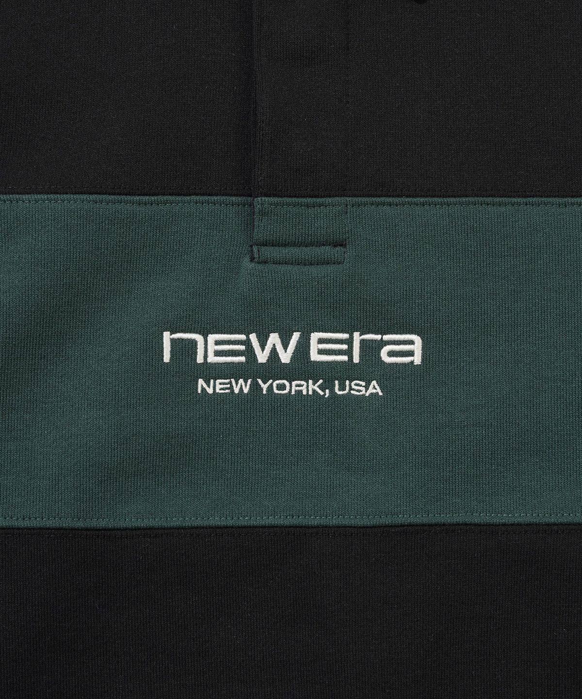 뉴에라(NEW ERA) 뉴에라 스트라이프 카라 스웨트셔츠 다크 그린 15357910