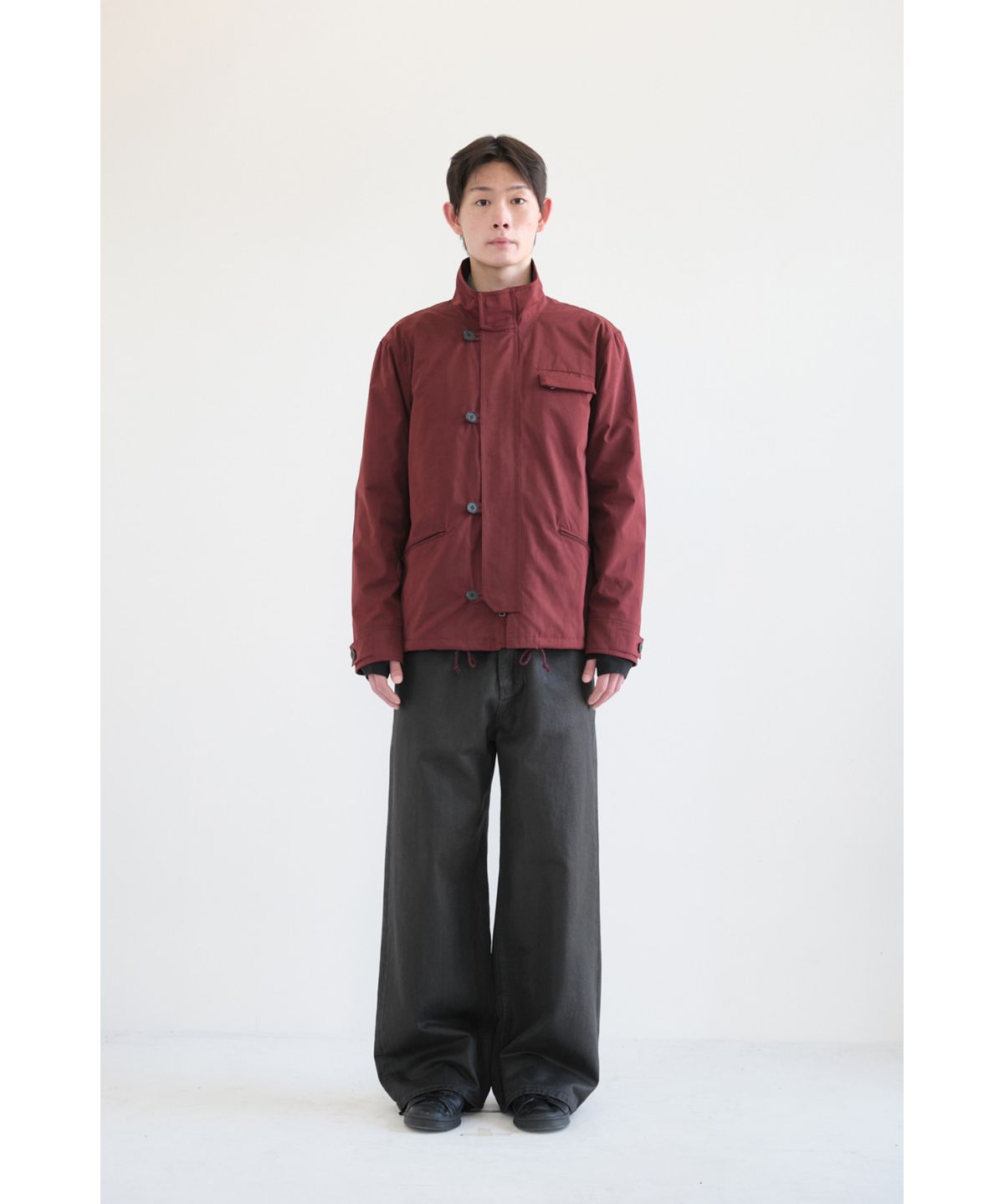 해칭룸(HATCHINGROOM) Regular Parka Dark Red
