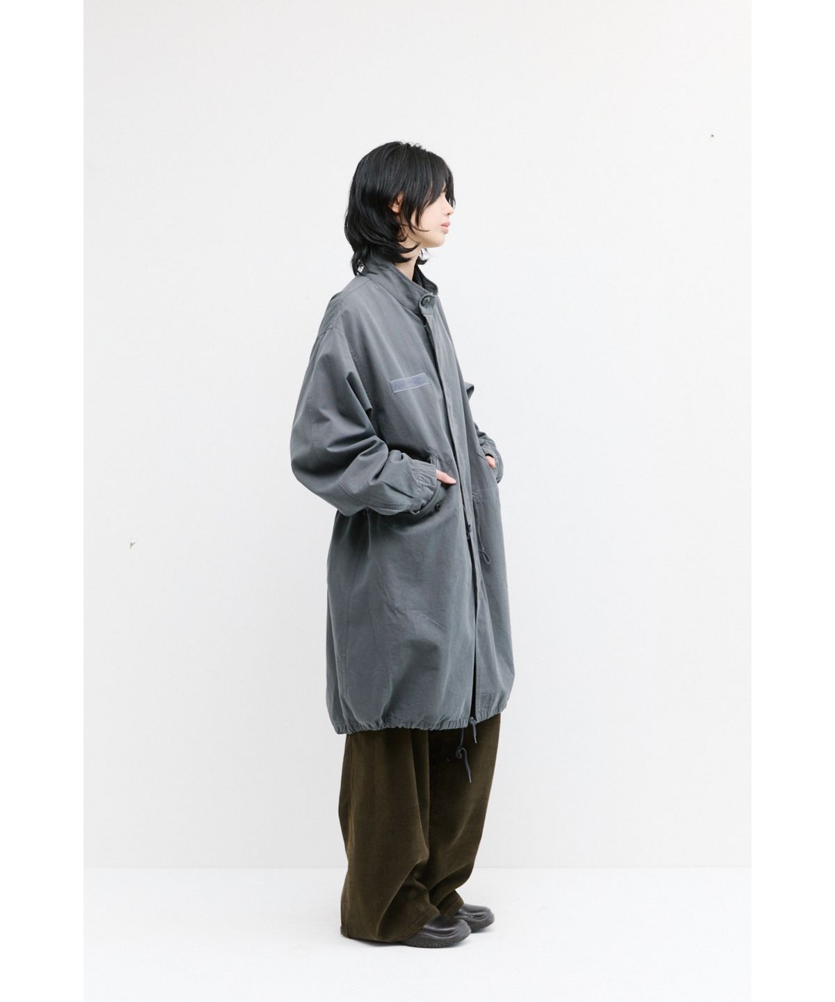 해칭룸(HATCHINGROOM) Mods Parka Washed Graphite