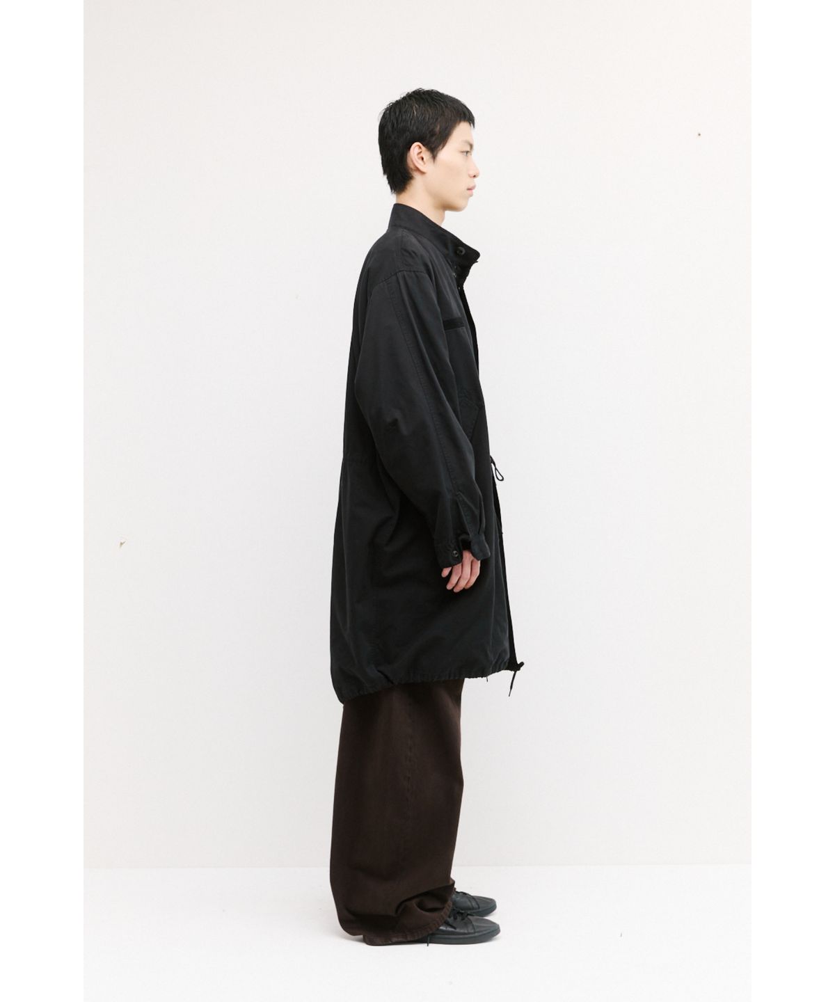 해칭룸(HATCHINGROOM) Mods Parka Washed Black