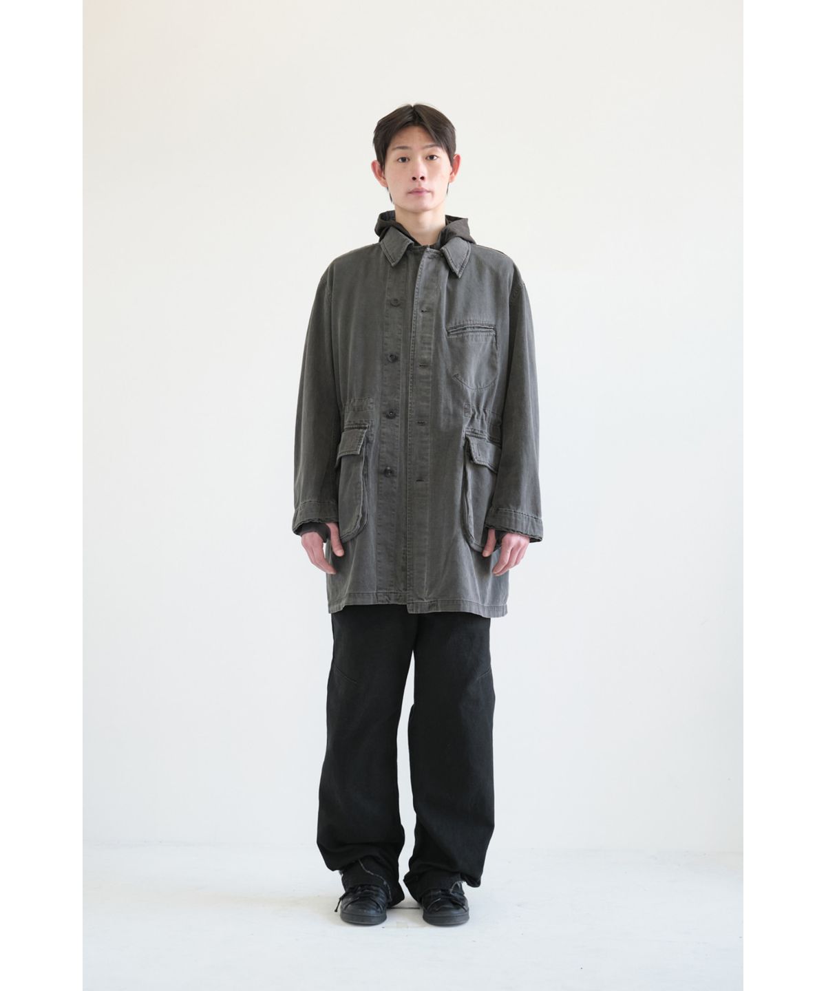 해칭룸(HATCHINGROOM) Mil Coat Grey