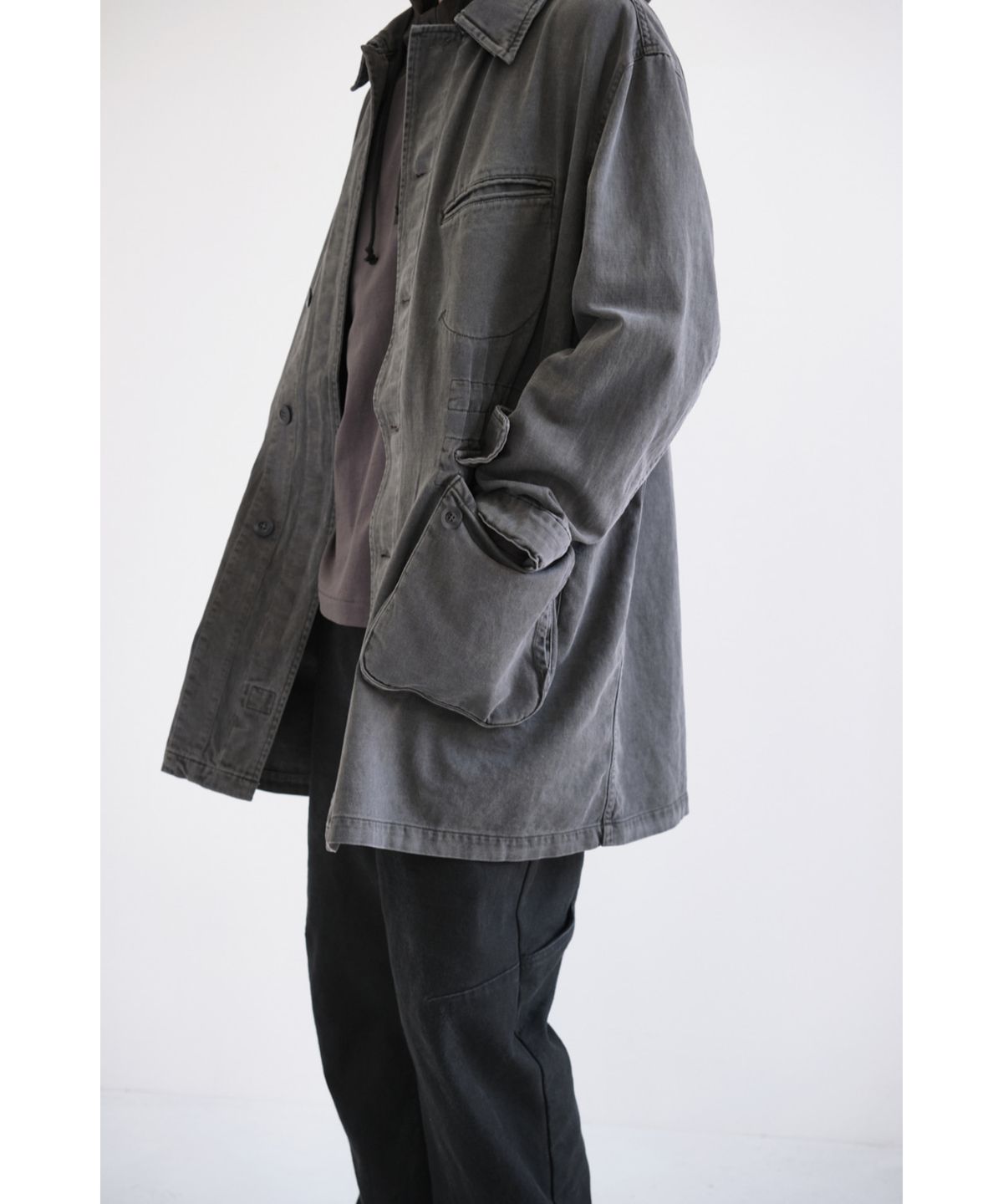 해칭룸(HATCHINGROOM) Mil Coat Grey