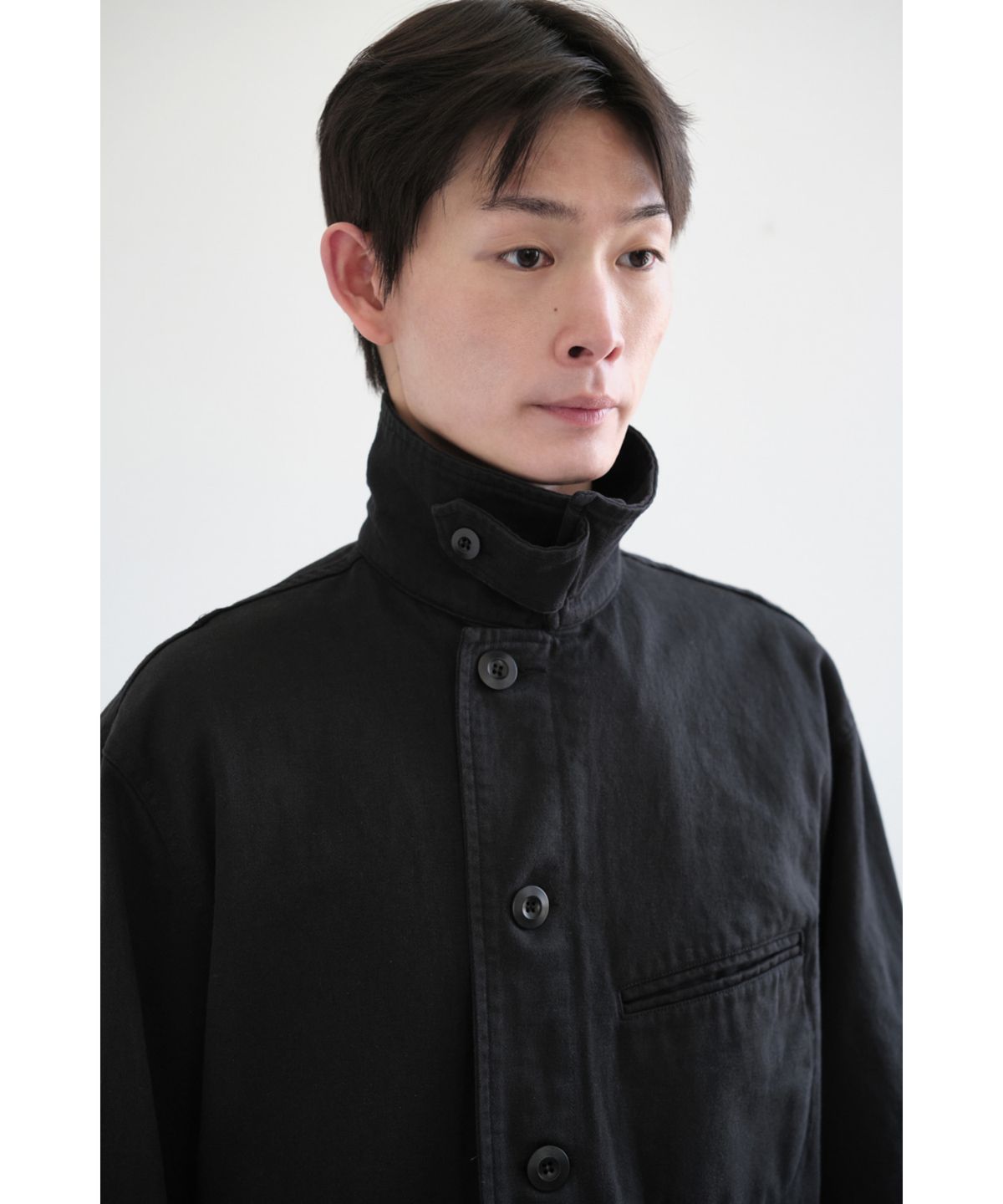해칭룸(HATCHINGROOM) Mil Coat Black