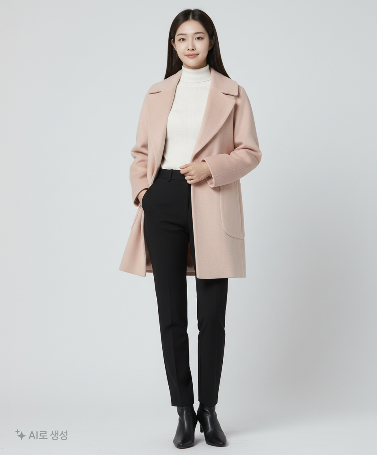 르샵 블랙(Leshop BLACK) 겨울 기타 코트 M