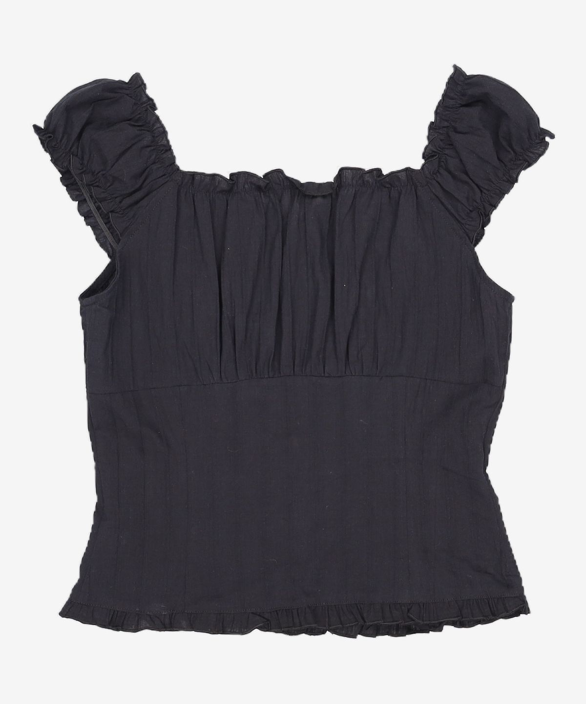 미쏘(MIXXO) Frill Cap Sleeve Blouse M