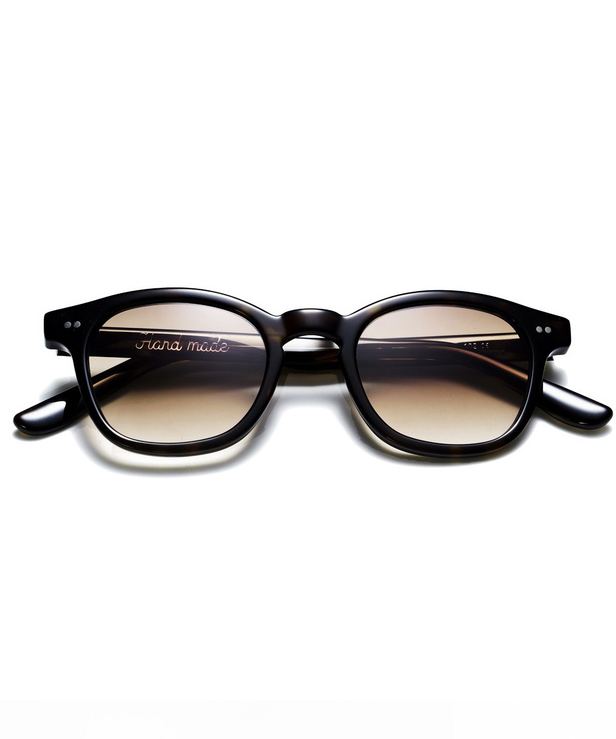 미드업데이트(MIDUPDATE) Double Rivet Square Round Sunglasses