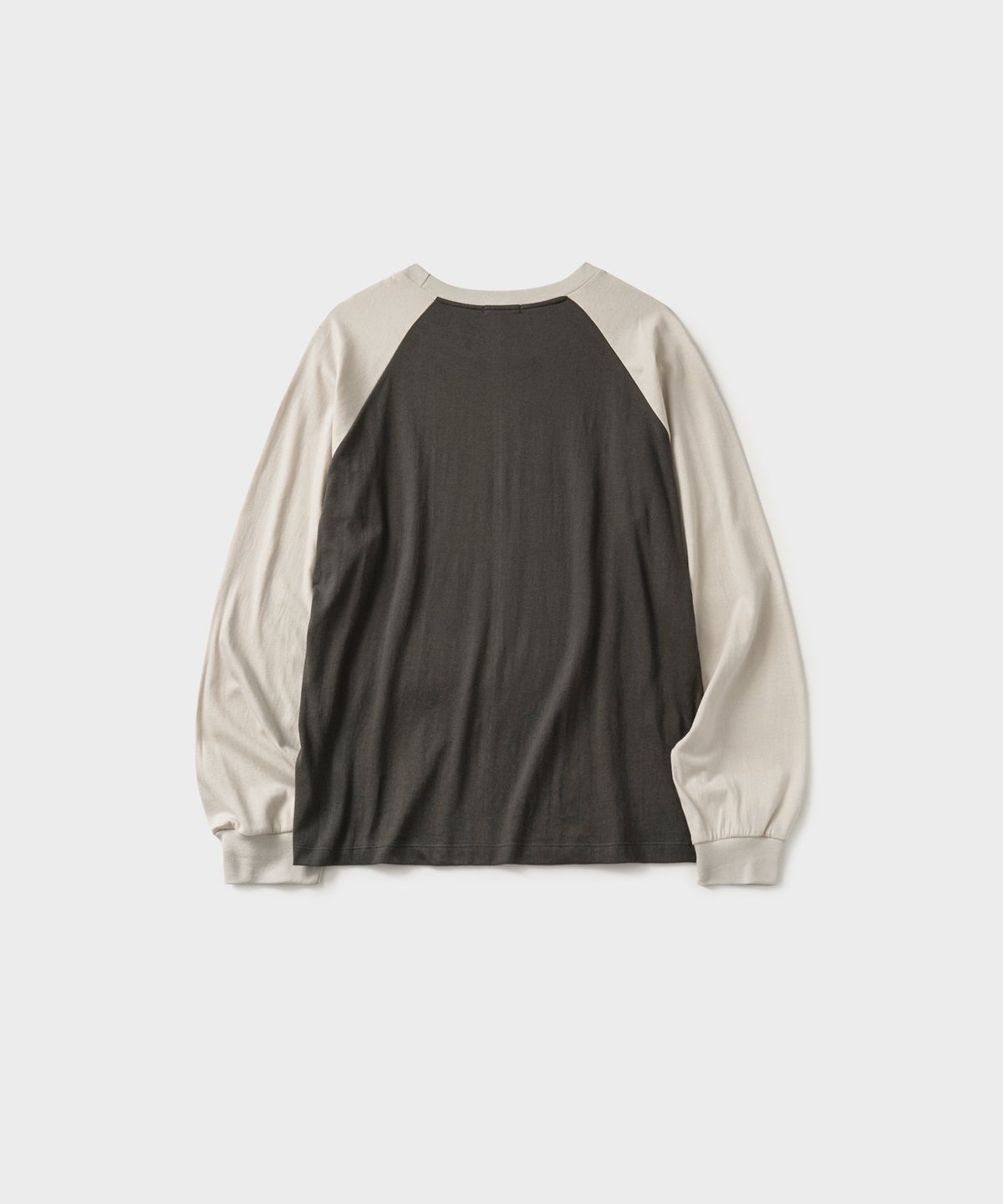 바니쉬먼트(VANISHMENT) 80s vnmt tour raglan long tee_light gray