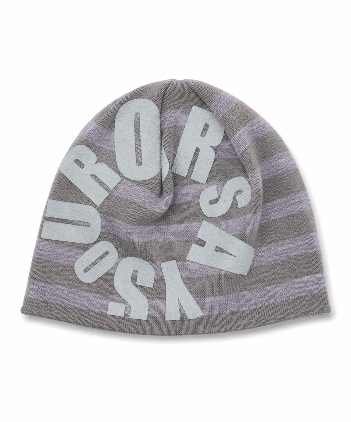 아워세이아워(OURSAYSOUR) OUR 레터링 로고 비니 퍼플/챠콜