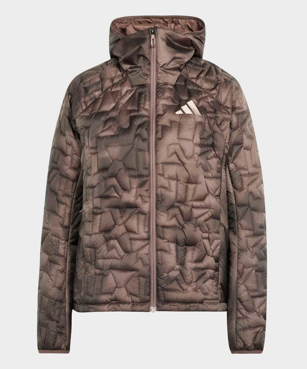 아디다스(ADIDAS) 테렉스 엑스페리어 프리마로프트 후드 경량 재킷 - 얼스스트라타:다크브라운 / KF6909